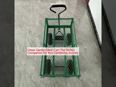 Green Garden Mesh Cart The Perfect Companion for Your Gardening Journey