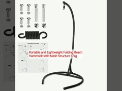 Portable and Lightweight Folding Beach Hammock with Mesh Structure 17kg