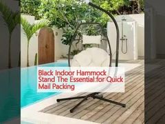 Black Indoor Hammock Stand The Essential for Quick Mail Packing