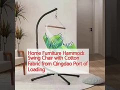 Home Furniture Hammock Swing Chair with Cotton Fabric from Qingdao Port of Loading