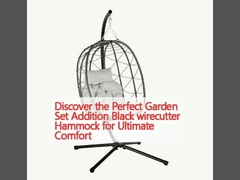 Discover the Perfect Garden Set Addition Black wirecutter Hammock for Ultimate Comfort