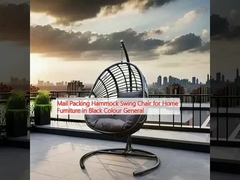 Mail Packing Hammock Swing Chair for Home Furniture in Black Colour General