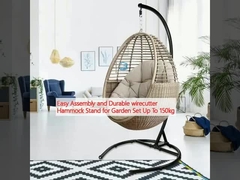Easy Assembly and Durable wirecutter Hammock Stand for Garden Set Up To 150kg