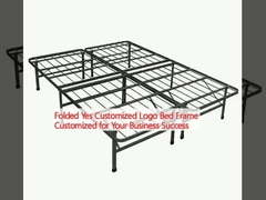 Folded Yes Customized Logo Bed Frame Customized for Your Business Success