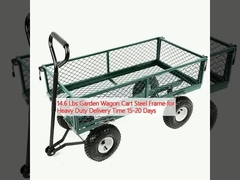 14.6 Lbs Garden Wagon Cart Steel Frame for Heavy Duty Delivery Time 15-20 Days