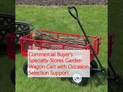 Commercial Buyer's Specialty Stores Garden Wagon Cart with Occasion Selection Support