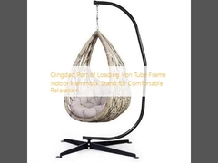 Qingdao Port of Loading Iron Tube Frame Indoor Hammock Stand for Comfortable Relaxation