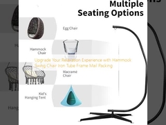 Upgrade Your Relaxation Experience with Hammock Swing Chair Iron Tube Frame Mail Packing