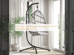 Iron Tube Frame Wrought Iron Hammock Stand for Hassle-Free Mail Packing