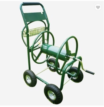 Outdoor Handy Foldable Pull Wheeled Frame Camping Garden Flower Water Wagon Hose Cart Trolley for Tools