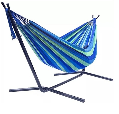 Steel Frame Outdoor Canvas Hammock Portable And Customizable For Relaxation