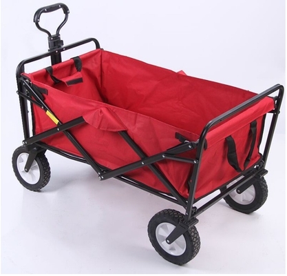 Adjustable Folding Garden Wagon Space Saving And Convenient For Household