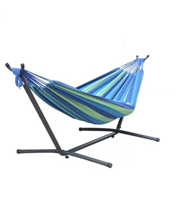 Outdoor Double Hammock With Stand Stainless Steel Stylish with Attractive