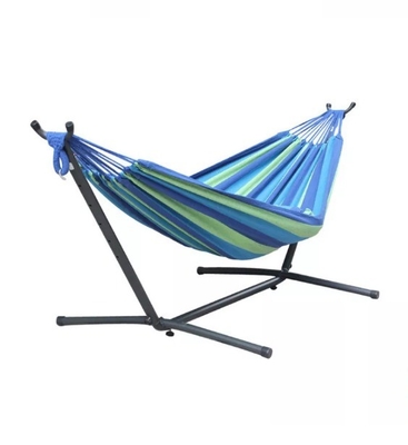 Outdoor Double Hammock With Stand Stainless Steel Stylish with Attractive