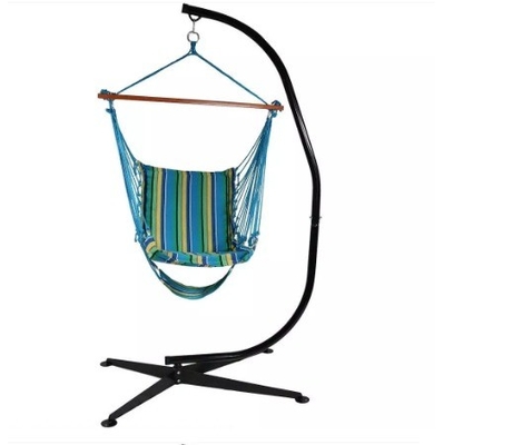 300LBS Hotel Canvas Cotton Hammock Outdoor Garden Swing Rope Round Chair for Hammock Frame