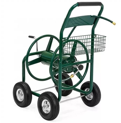 Customized Four-wheel Garden Hose Reel Cart for Expanding Hose Industrial Durability