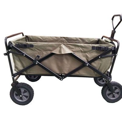 Tools Heavy Duty Steel Iron Camping Trolley at Qingdao Port Portable Beach Wagon Cart