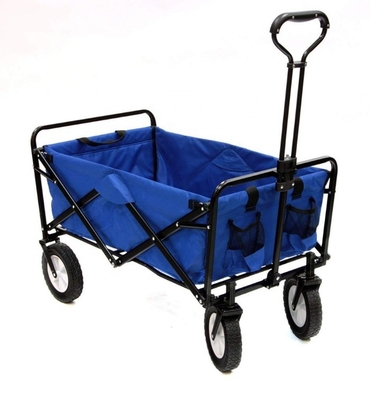 Tools Heavy Duty Steel Iron Camping Trolley at Qingdao Port Portable Beach Wagon Cart