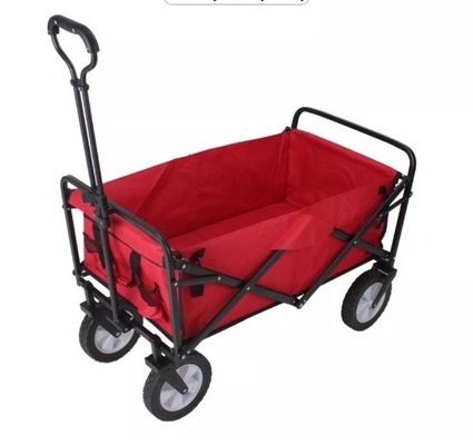 Convenient 80kg Foldable Trolley Cart for Outdoor Adventures Easy to Maneuver and Store