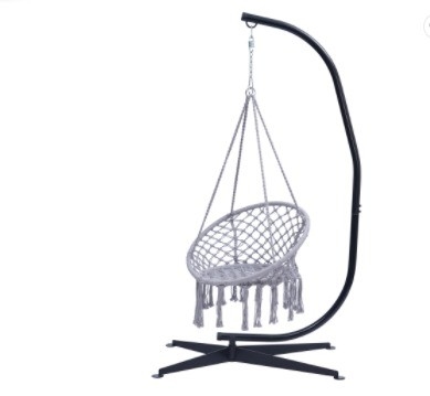 260KGS Weight Capacity Hammock Chair with Customized Color and Comfortable C Stand