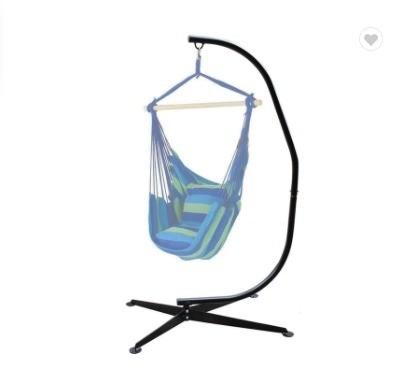 Sturdy C-Shape Hammock Stand for Heavy-Duty Swing in Living Room Durable and Space-Saving