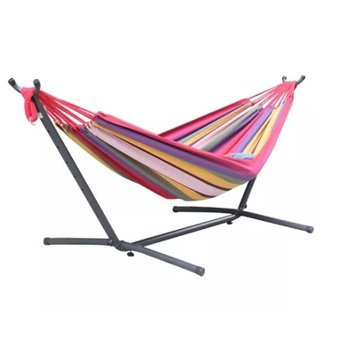 200kg Capacity Hammock With Collapsible Stand Backpacking Relaxation