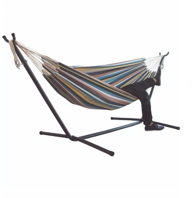 200kg Capacity Hammock With Collapsible Stand Backpacking Relaxation