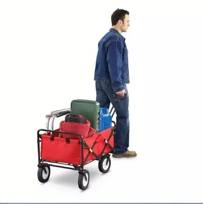 Versatile Four-wheel Folding Wagon for Camping Beach Picnic Sports Portable and Sturdy