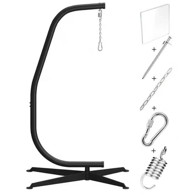 Modern Design Style Portable Heavy Duty Hammock Stand Folding Steel Stand for Outdoor