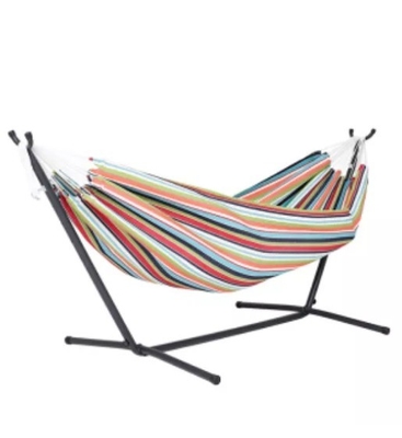 Camping Double Hammock With Stand Easy Assembly Dust Proof Household