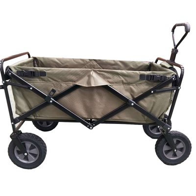 Portable Metal Hand 4 Wheel Utility Wagon Weight Capacity 260KGS Foldable