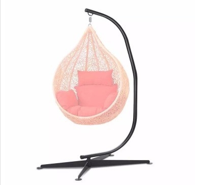 300LBS Capacity Hammock Stand Solid and Sturdy C-Stand for Patio Hammock Chair Hanging