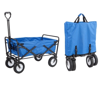 Weather Resistant Foldable Wagon Cart High Weight Capacity For Camping