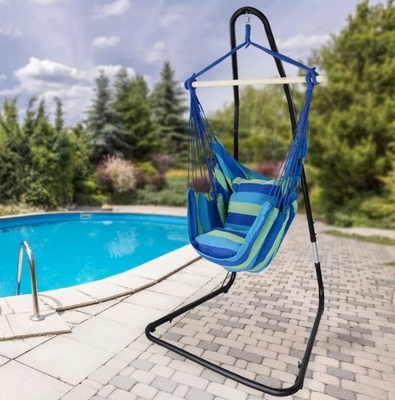 Adjustable Hanging Bracket Swing Chair for Outdoor Camping and Bedroom Relaxation