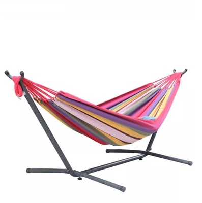 Logo Hammock Chair With Bracket Adjustable Height Heavy Duty Steel Solid Swing Chair