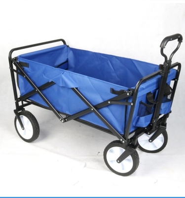 Iron Steel Frame Foldable Beach Wagon Dust Proof Household Easy Assembly