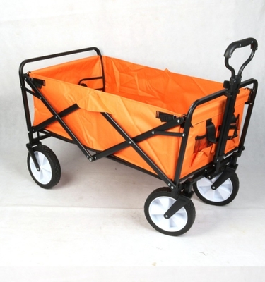 Iron Steel Frame Foldable Beach Wagon Dust Proof Household Easy Assembly