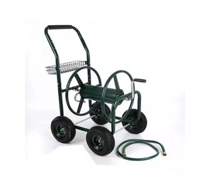 Foldable Pull Wheeled Frame Camping Garden Flower Water Wagon Hose Cart Trolley for Tools