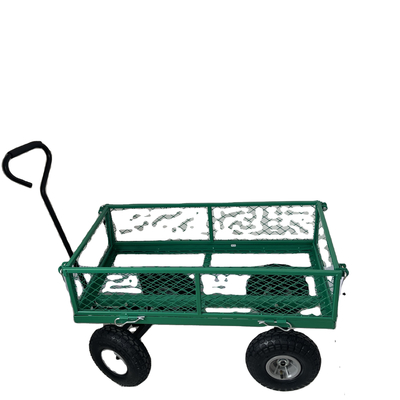Easy Removal Heavy Duty Lawn Yard Cart with Green Environmental Protection Powder Coating