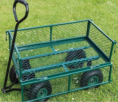 Removable Side Meshes Heavy Duty Yard Wagon for Industrial Applications