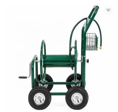 Practical and Durable Heavy Duty Planting Yard Garden Water Hose Reel Cart with on Wheels