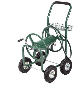 Practical and Durable Heavy Duty Planting Yard Garden Water Hose Reel Cart with on Wheels