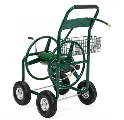 Practical and Durable Heavy Duty Planting Yard Garden Water Hose Reel Cart with on Wheels