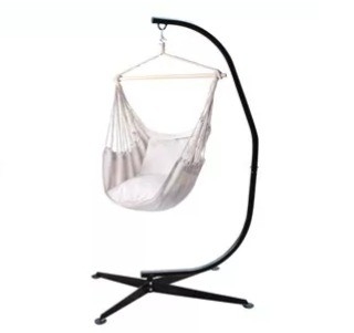 Easy Collapsible Durable C Metal Frame Swing Chair Stand For Hanging Hammock Chair