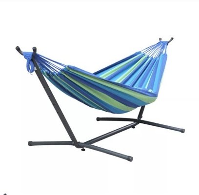 Outdoor Cotton Colorful Custom Color Camping Hammock Stand with Max 330 Lbs Capacity