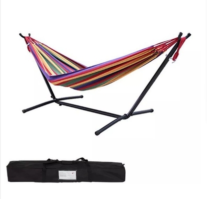 Customized Heavy Duty Canvas Hammock Stainless Frame Stable Operation