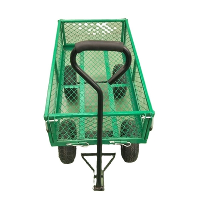 Iron Handle Garden Wagon Cart Collapsible Utility Wagon For Tools And Shopping