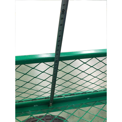 Outdoor Four Wheels Metal Mesh Wagon Garden Pull Cart with Dimension L x W x H 86*46*85
