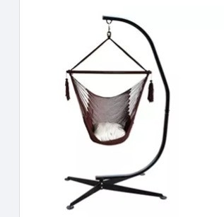 Sturdy 300LBS Capacity Outdoor Garden Patio Hanging Chair Stand with Customized Color