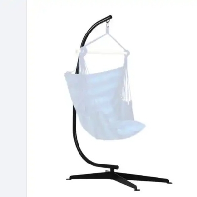 Outdoor Activity Portable Metal Black Hammock Chair Stand For Hanging Chairs